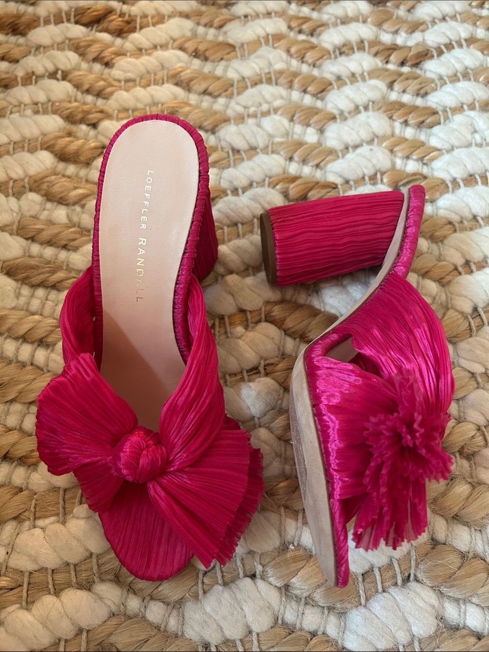 New Loeffler Randall Penny Heels Sz 7